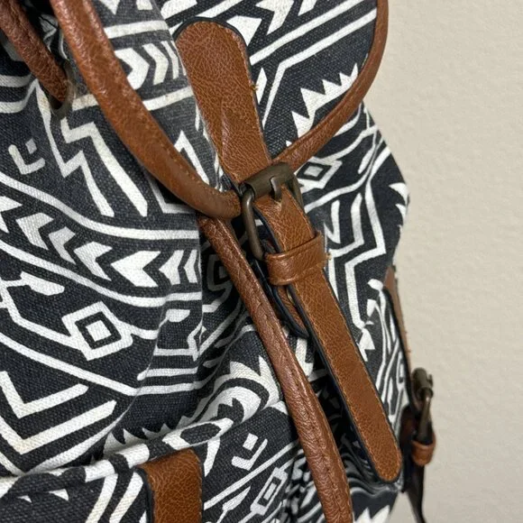 Tribal Print Ortega Backpack Outdoor Natural Southwest Aztec Style Adult Bag - Picture 5 of 7